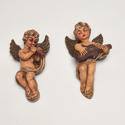 Paar putten engel wandfiguren - paar,