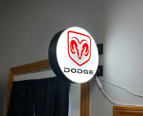 Dodge led leuchtschild - dodge,