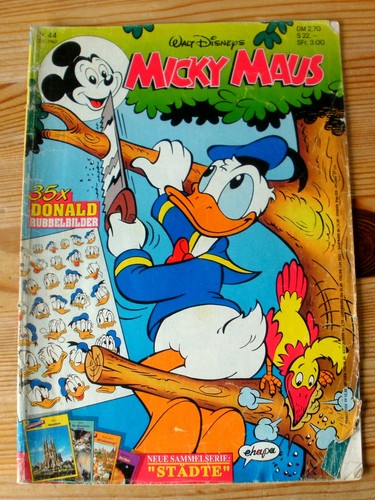 Comic walt disneys micky - walt, maus