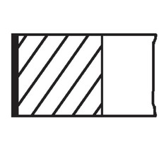 Kolbenringsatz MAHLE 007 80 N3
