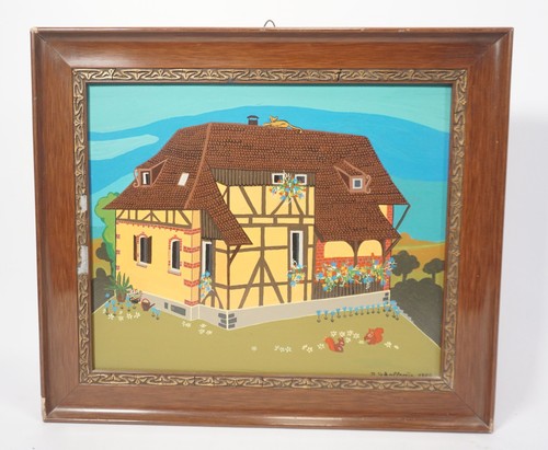 Gemälde naive kunst 1980 - naive,