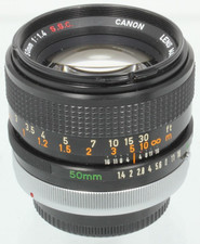 CANON LENS FD 50mm 1 : 1.4