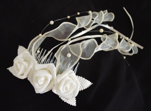 Kopfschmuck haarschmuck ivory - kopfschmuck,