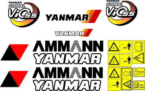 Yanmar vio bagger aufkleber - yanmar, 55