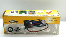 PRACTA FAHRRADPUMPE 0-7 BAR AUTO REIFEN FUßPUMPE mit MANOMETER LUFTPUMPE (B50)