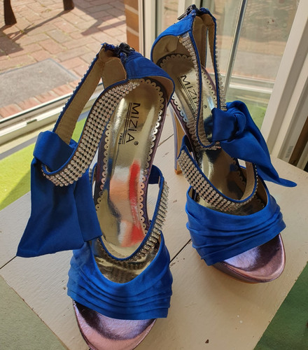 Mizia paris high heels blau - high,