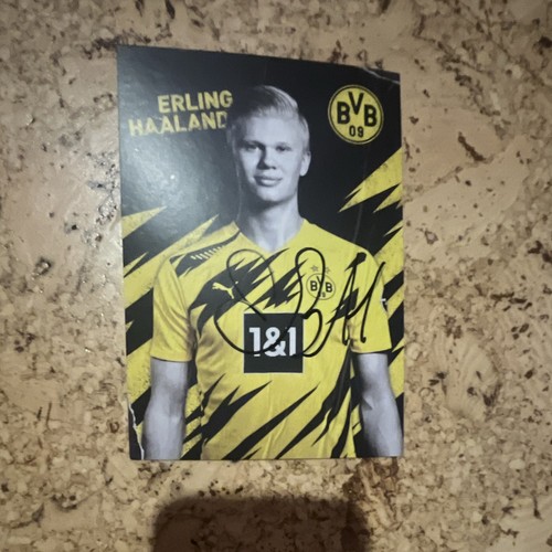 Erling haaland autogrammkarte - haaland,