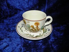 Teetasse von Villeroy & Boch Botanica Brauner Stempel, Untertasse GRATIS dazu