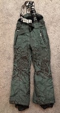 Ex10 Schneehose Skihose grün