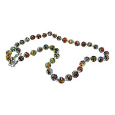 Murano Glas Halskette Bunt 42