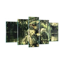 Wandbilder 160x85cm 5 tlg