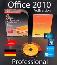 Microsoft Office Professional 2010 Vollversion Box EDU Zweitinstallation OVP NEU