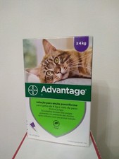 ADVANTAGE¹ 80 Anti Floh Katze/Katze 4 bis 8 kg Flöhe Treatments Box 4 Pipetten