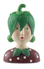 Ladykopf dame als erdbeere - dame,