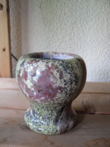 Teelichtpokal rosenmarmor von - teelichtpokal,