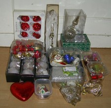 Baumschmuck Glas alt Reflektor Pilz Zapfen Tropfen Teddy Stern Herz Spitze uvm