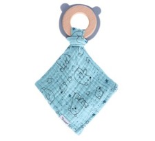 SIGIKID BABY SCHNUFFELTUCH SCHMUSETUCH MIT BEIßRING EISBÄR ELIA NEU OVP