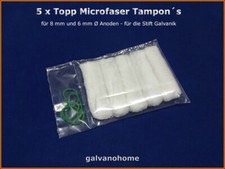 5x Topp Galvanik Tampon für