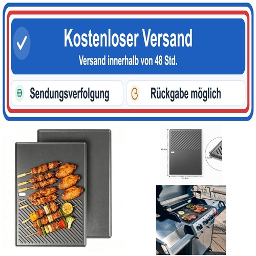 Gusseisen grillplatte - gusseisen,