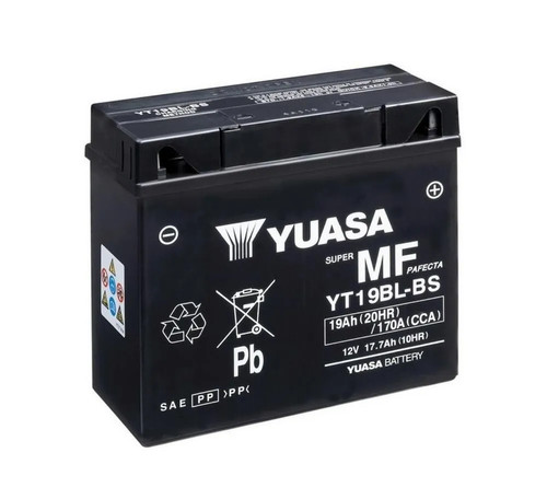 Yuasa yt19bl agm batterie - agm,