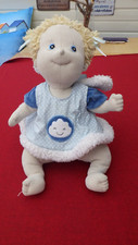 Rubens Barn Stoffpuppe mit Kleid, Original aus Schweden, SAMMLERSTÜCK