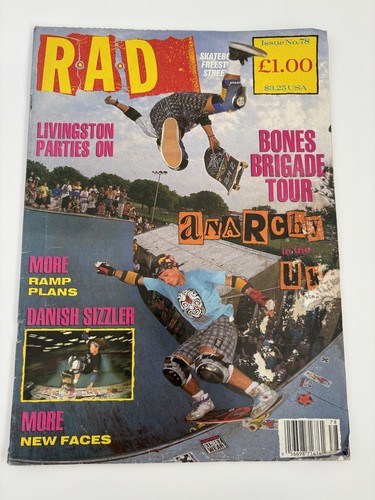 Rad skating magazine issue - skating,