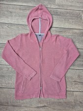 Up2Fashion Strickjacke Waffelpiquee Gr. M Langarm Altrosa