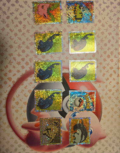 Pokémon tcg holo sticker - pokémon,