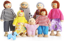 Köpfige puppenfamilien - 7-köpfige,
