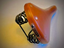 Brooks Flyer S Champion – brauner Ledersattel mit Federn – neu, unbenutzt, Made