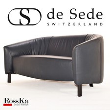 De Sede Sofa Leder dunkelgrün