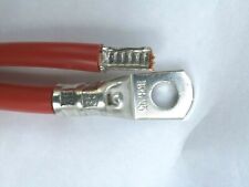Batteriekabel Stromkabel Fahrzeugleitung konfektioniert rot + Ringösen montiert