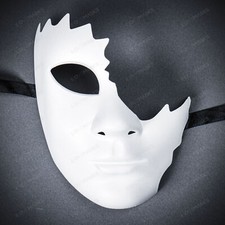 Unpainted Half Face Cracked