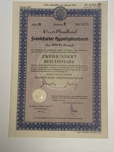 Frankfurter hypothekenbank - frankfurter,