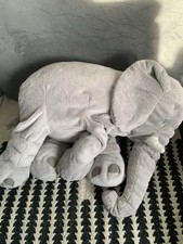 IKEA ELEFANT grau Plüsch XXL
