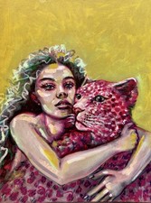 Original Unikat Abstrakt Frau