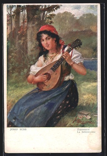 Künstler josef süss - künstler-ak,