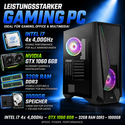 Gaming intel i7 4x - -,