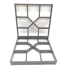 Relaxdays Pflasterform Schalung Garten Beton Gehwege Set praktische Helfer für B