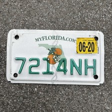 Original US Motorrad Kennzeichen Nummernschild USA ?? Florida 