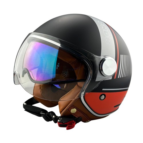 Motorradhelm retro vintage - motorradhelm,