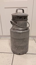 Aluminium milchkanne antik - aluminium,