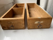 2 x Schubfach Schubkasten, Schubladen, Holzkästen, Einschub, Einschübe, alt