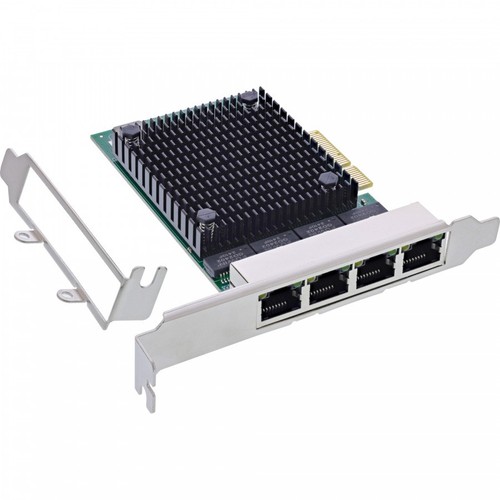 Inline quad netzwerkkarte - inline®,