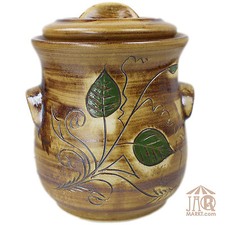 Rumtopf 2 L Topf mit Deckel