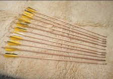 11 Pfeile Holz,mit Schraubbarer Messingspitze,selfmade .