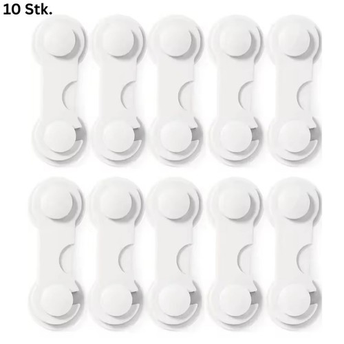 10x baby schrankschloss - 10x,