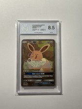 Pokemon (PGS 8,5) Evoli GX SM 233 Black Star Promos Eevee Sun Moon vgl. PSA