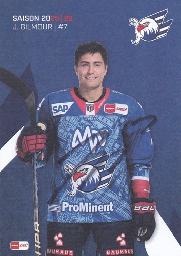 Autogrammkarte john gilmour - autogrammkarte,