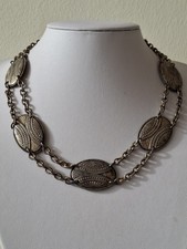 Antike silberne Kette